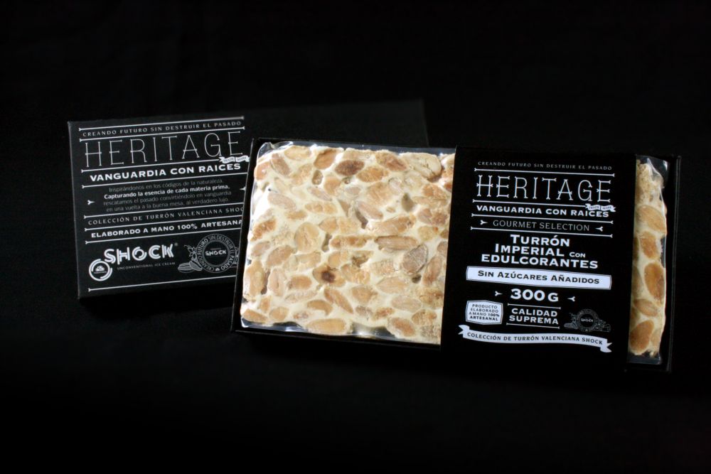 Turrón Heritage Imperial con Edulcorantes 300 gr