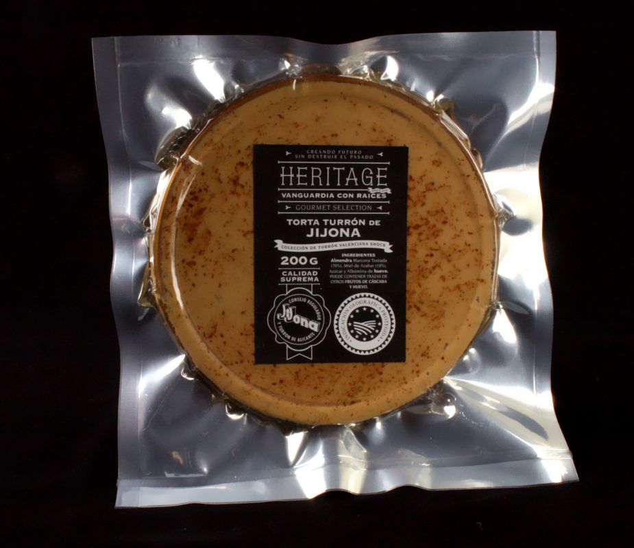 Torta Heritage de Turrón de Jijona 200 gr