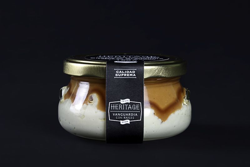 Crema Premier de almendra tostada con queso de cabra 180 gr